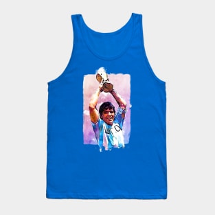 Maradona World Cup Trophy Tank Top